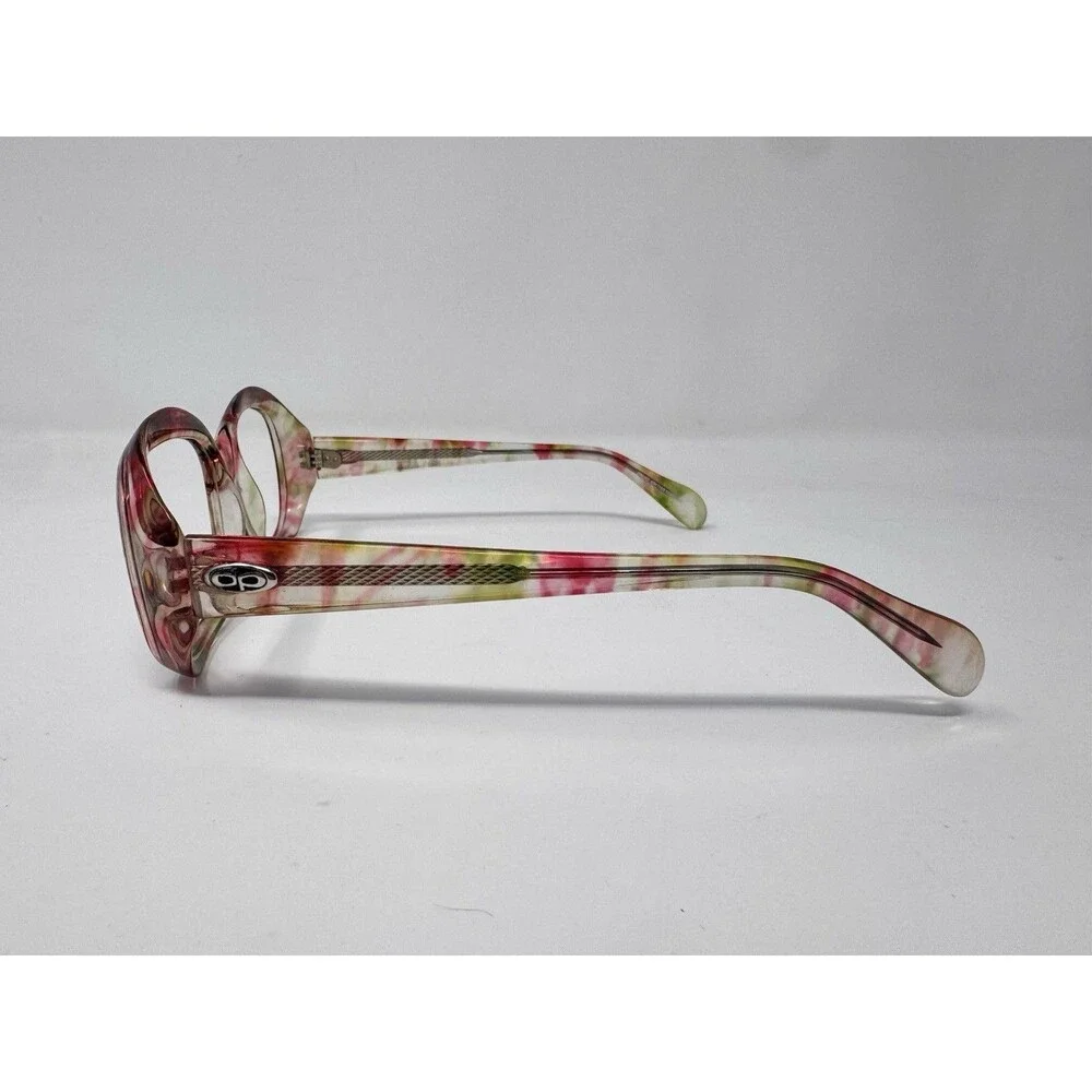 Vintage Confetti Acetate Eyeglass Frames Only 50-17-135 British Hong Kong NOS B